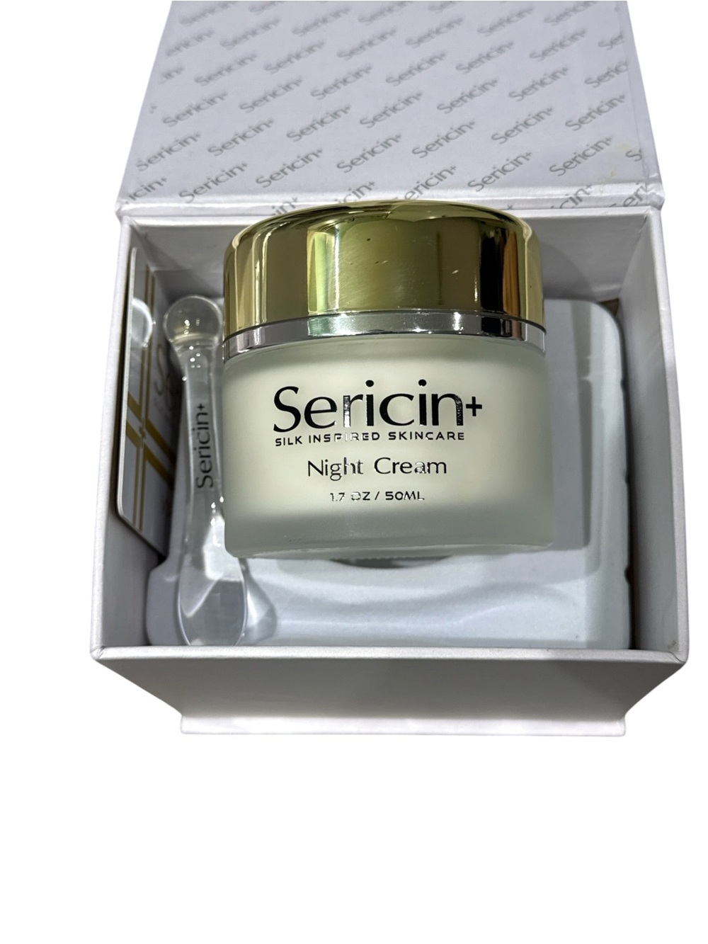 Sericin Night Cream - Gold & White Moisturizing Night Treatment (50ml)